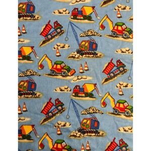 Fabric Material soft flannel light blue Dirt Work construction dump truck 1 yard